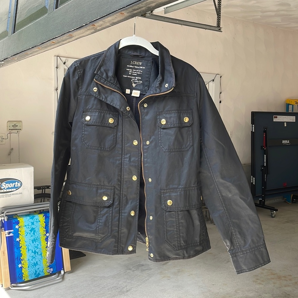 J crew waterproof jacket